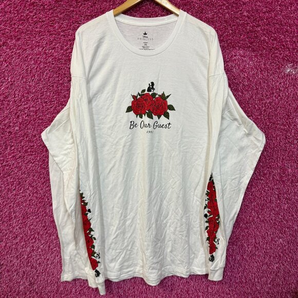 Beauty and the Beast Be Our Guest l/s Tshirt size 2XL - Picture 1 of 5